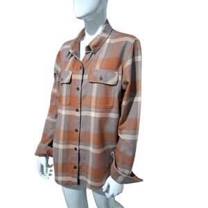 Patagonia Women's Size Large Organic Cotton Midweight Fjord Flannel Grunge Shirt